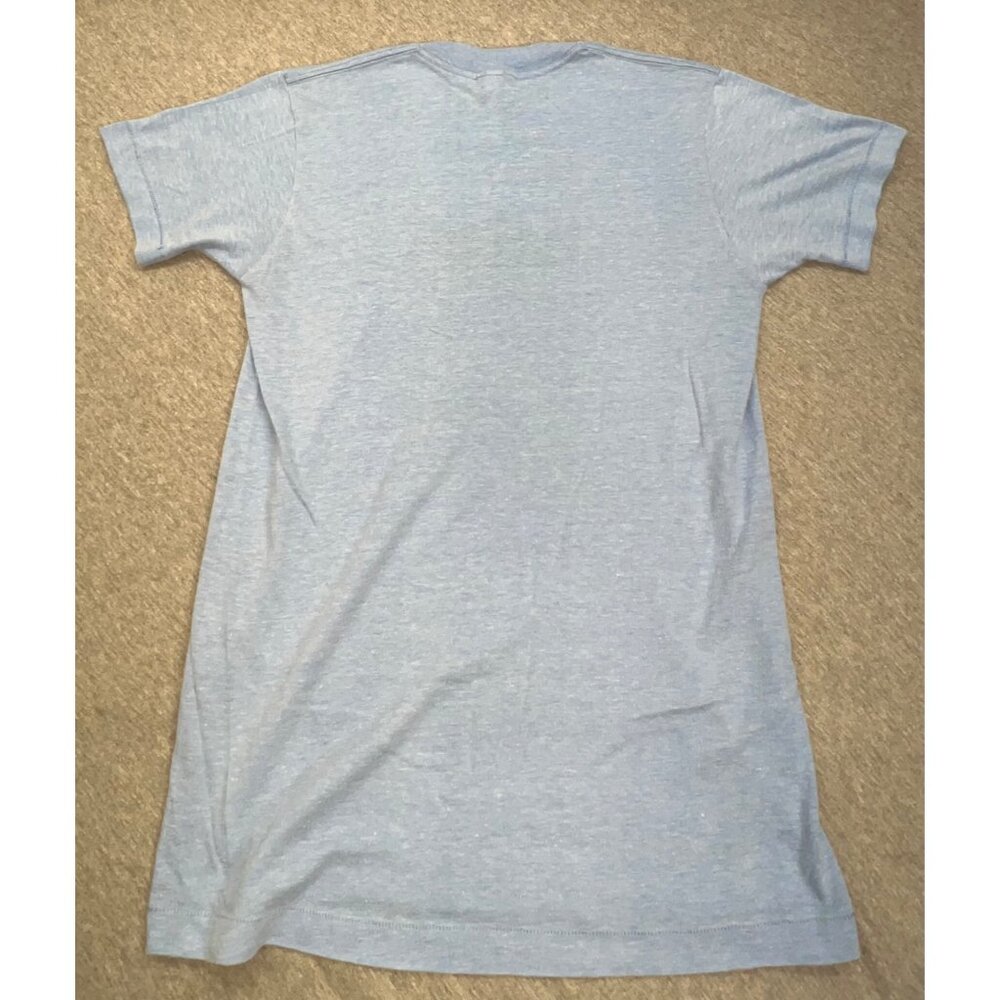 Vintage 1984 Nike Humana Rocket City Marathon Blue Graphic T-Shirt Mens M - Picture 9 of 9
